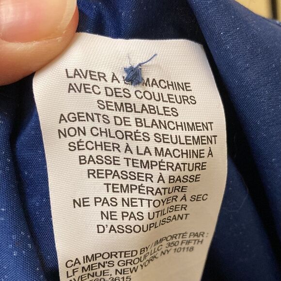 Lucky Brand Men's Blue Short Sleeve Button‎ Down Collared Shirt Small - Picture 10 of 10